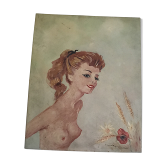 Topless girl