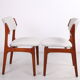Teak dining room chairs by Erik Buch for Odense Maskinsnedkeri / O.D. Møbler model 49, 1960s