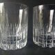 Lot of 2 Rotary Gm whisky glasses in Baccarat crystal.