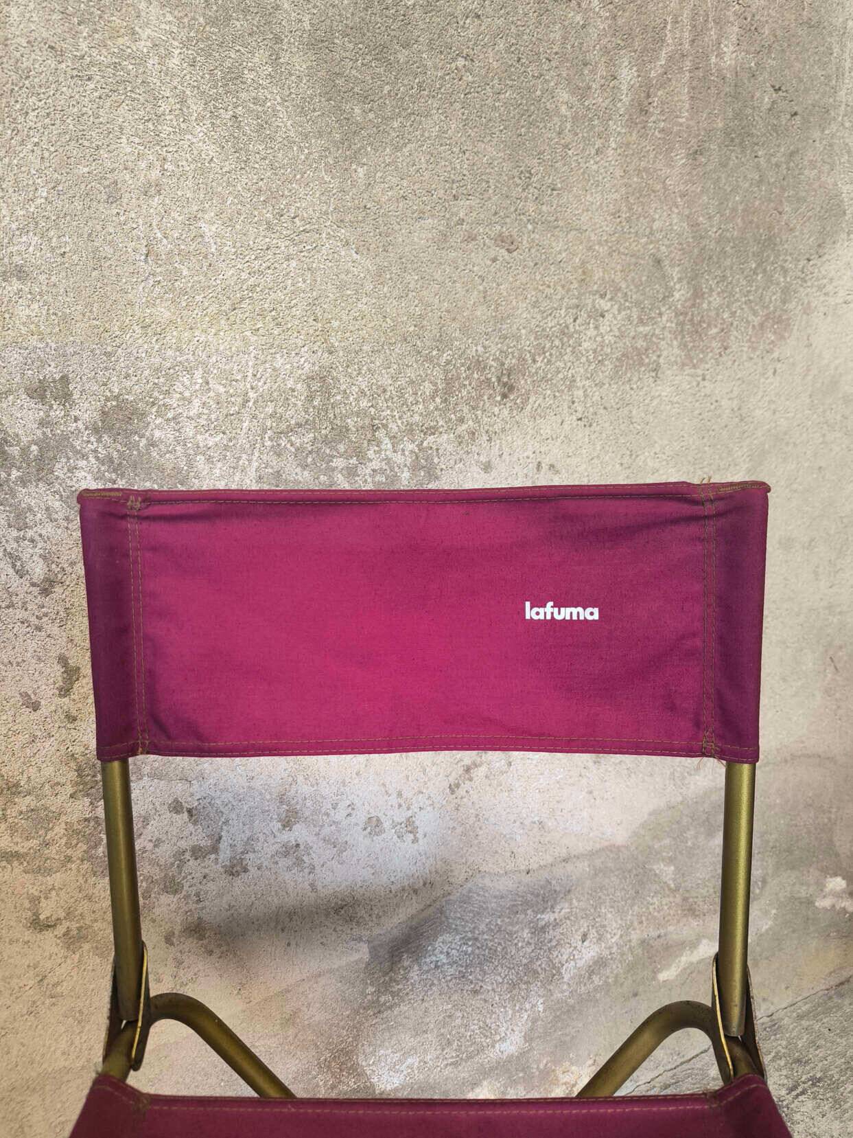 Vintage Lafuma camping chair pair