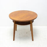 Fully restored oak coffee table, Czechoslovakia, 1960´s