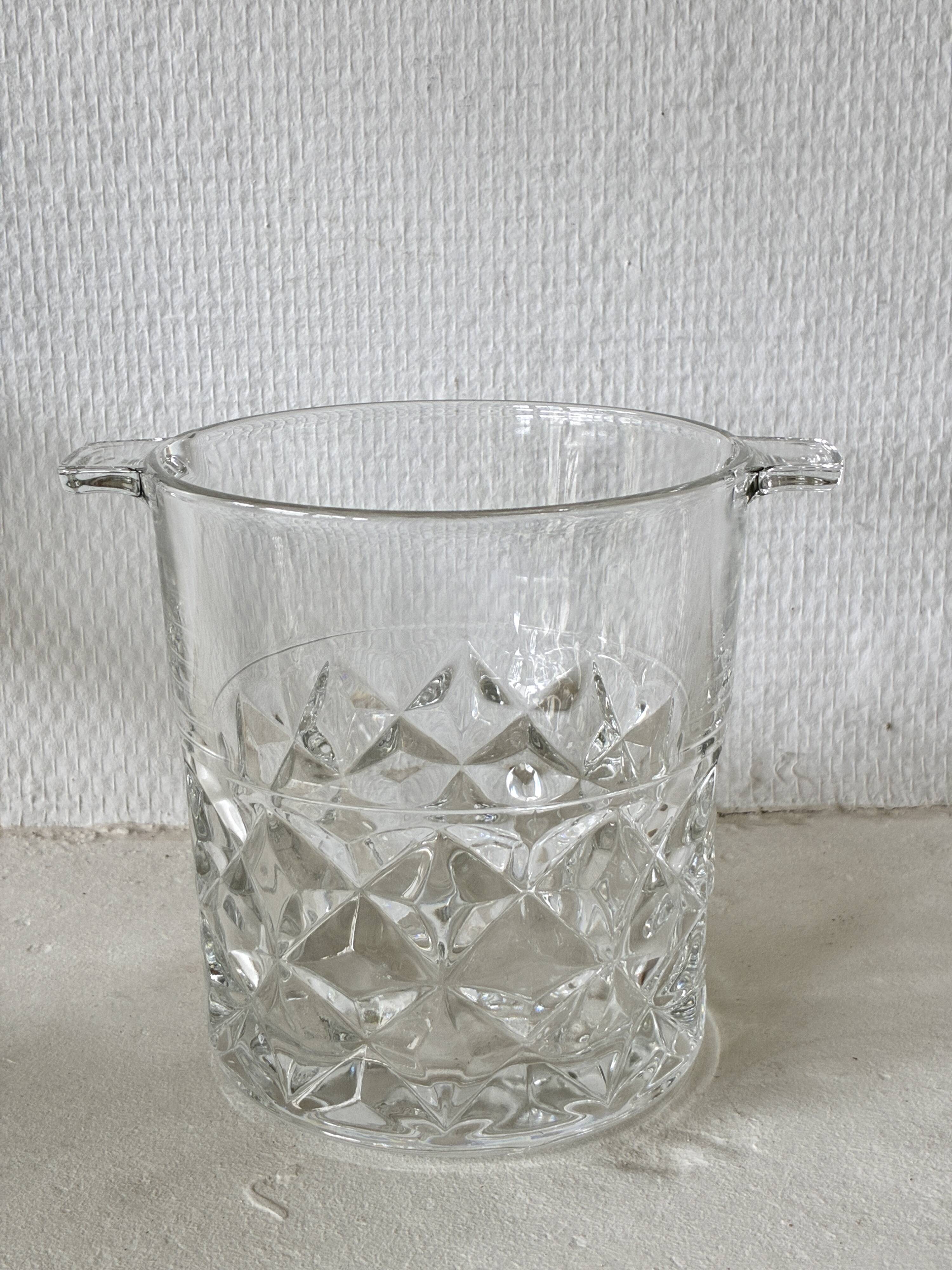 Crystal ice bucket made in France