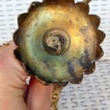 Applique bougeoir en bronze en forme de fleur s.xix
