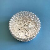 Plafonnier en verre moulé
