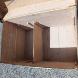 Curved trunk Moynat with compartments