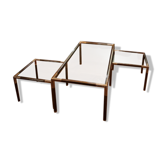Set of 3 nesting tables, Italy 70's
