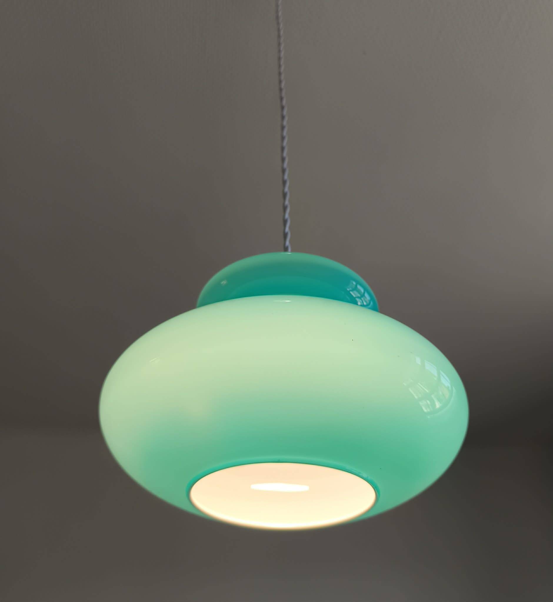 Suspension UFO space age blue 1970