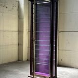 20th-Century “Pope Purple” Oak Display cabinet