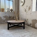 Table basse Herbier ronde Roger Capron