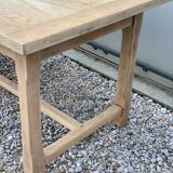 Table de ferme poncée 2m