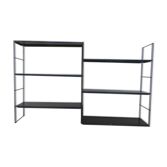 Modular wall shelf string metal 50/60s