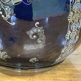 Porcelain pot cache - art deco era - Bleu de Sèvres