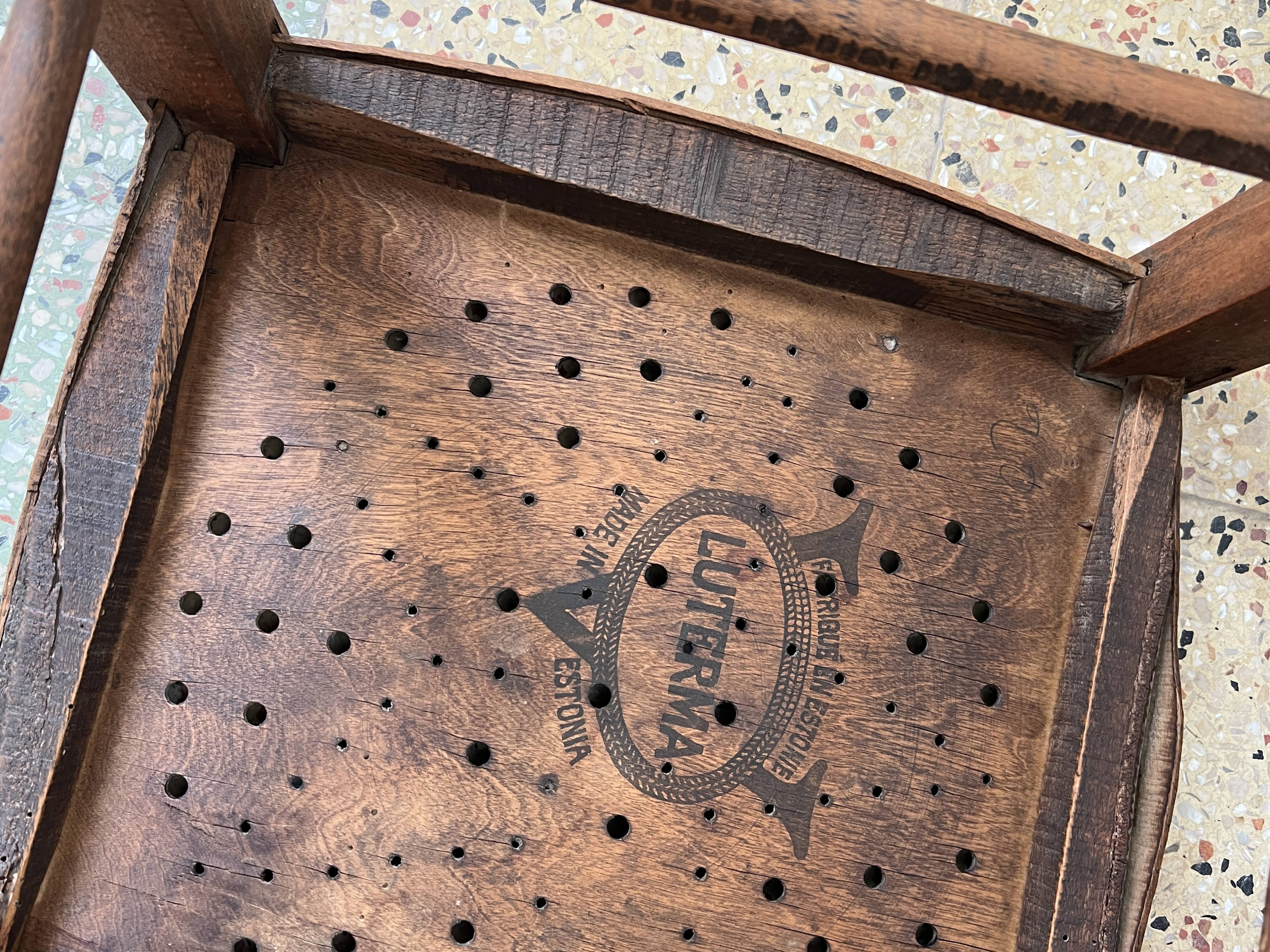 Old Luterma bistro stool