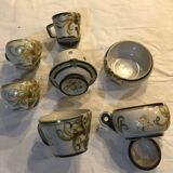Quimper Tableware Service signed and numbered (78 pieces)