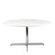 Roche Bobois Marble and chromed metal table. Circa 1970