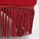 Fauteuil années 1950 design danois velours cerise