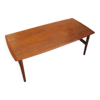Table basse teck Scandinave design 1960