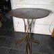 Table de jardin Eiffel en fer forgé riveté du XIXe