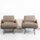 Fauteuils, Modèle "360" par Janusz Rozanski, Pologne, années 1950, Ensemble de 2