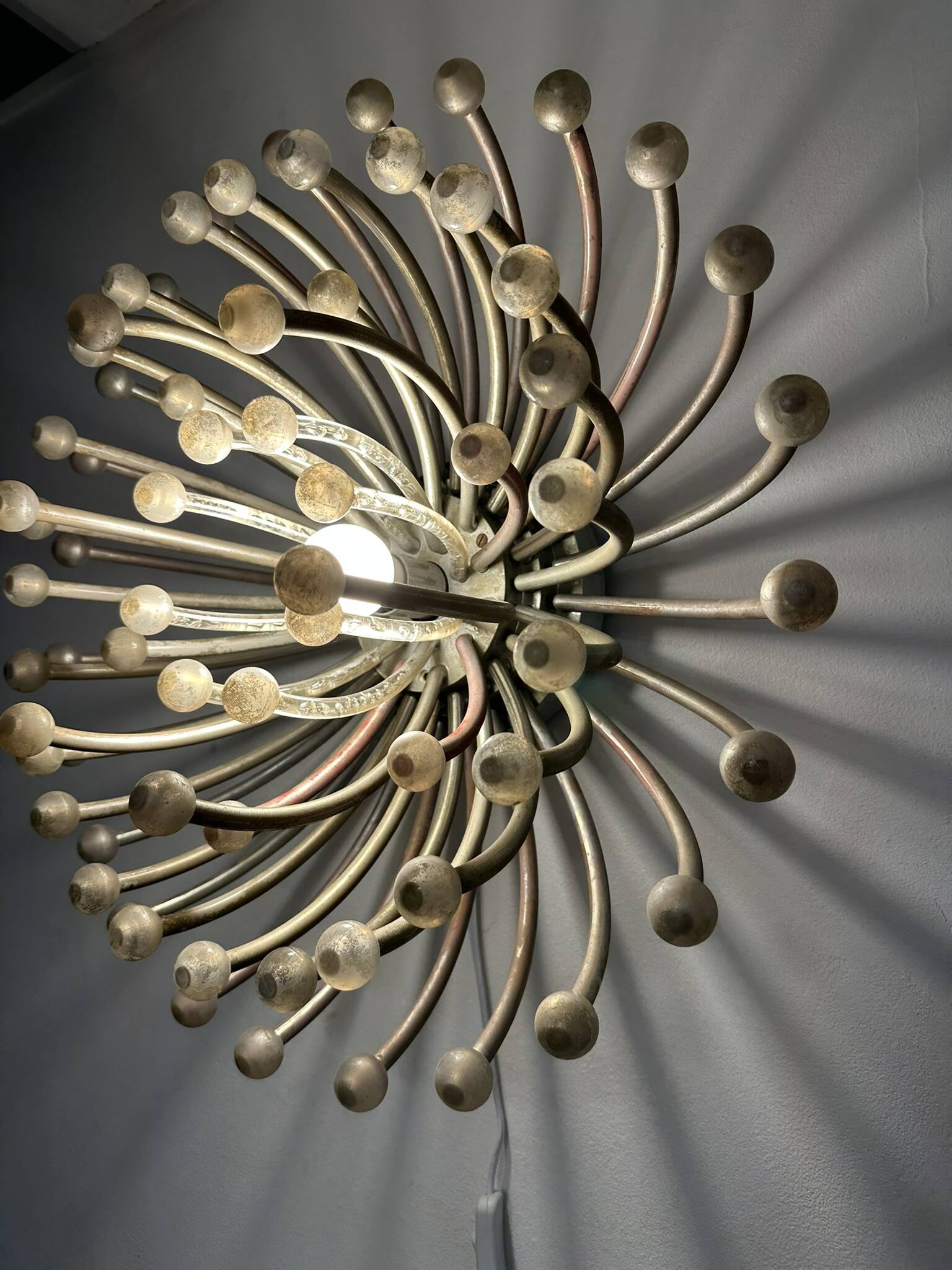 Pistillo studio tetrach wall light, milano for valenti co.