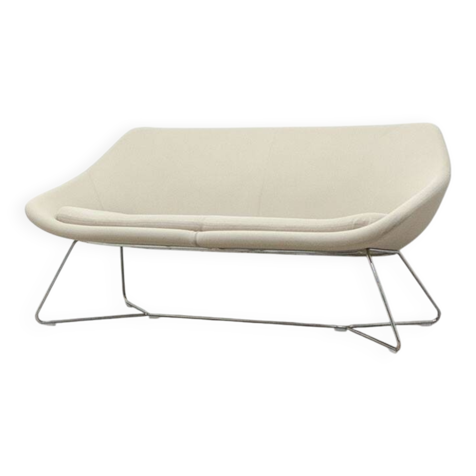 Canapé Allermuir Open en tissu beige