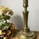 Antique brass candle holder