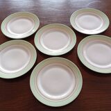 12 assiettes à dessert Descotte Reboisson & Barranger (D.R.B.) Limoges