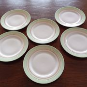 12 assiettes à dessert Descotte Reboisson & Barranger (D.R.B.) Limoges