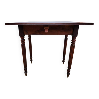19th century coffee table with shutters