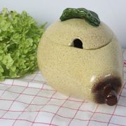 Soupière Poire en barbotine, vintage