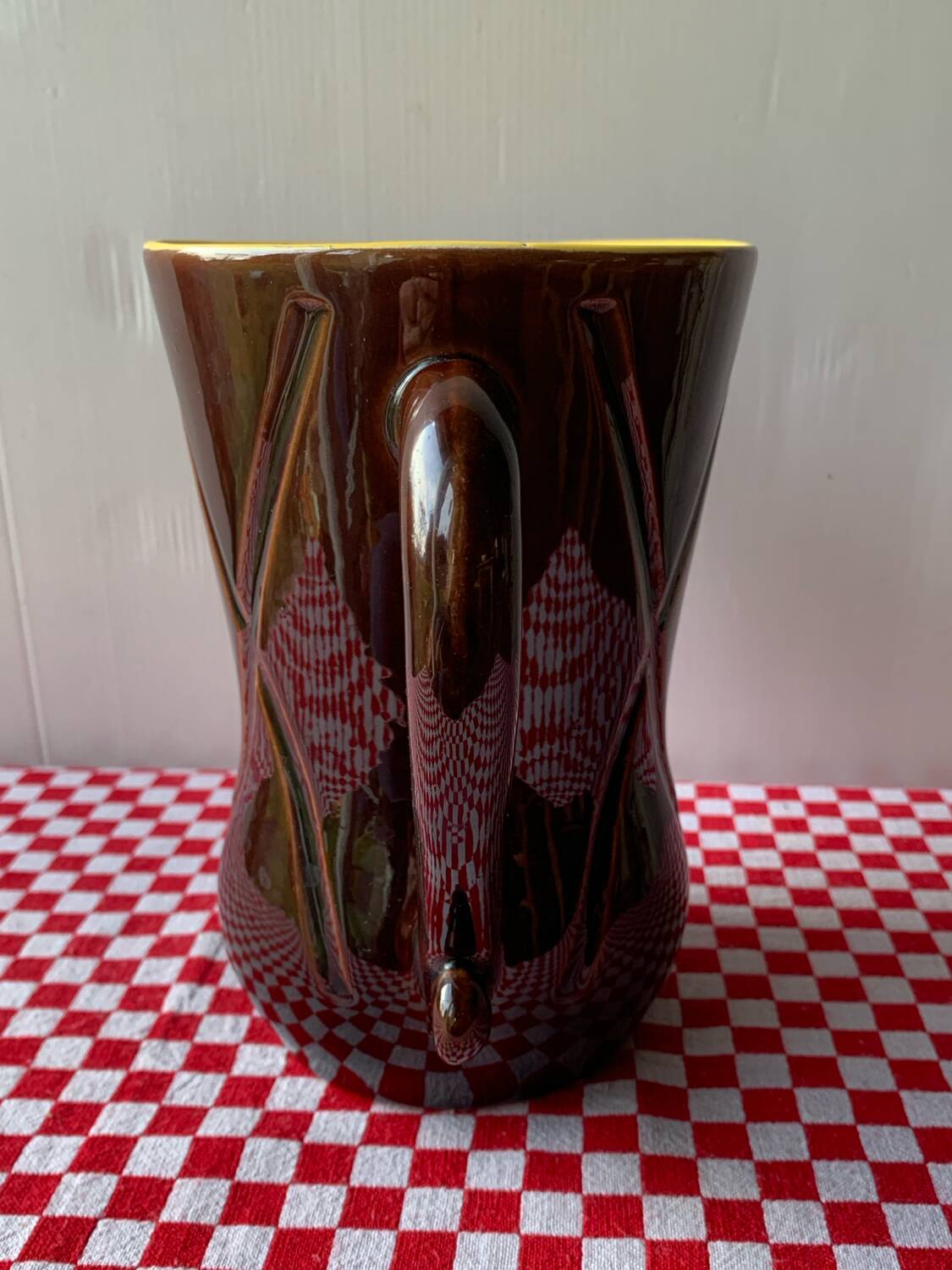 Two-coloured jug 1960 Poet Laval