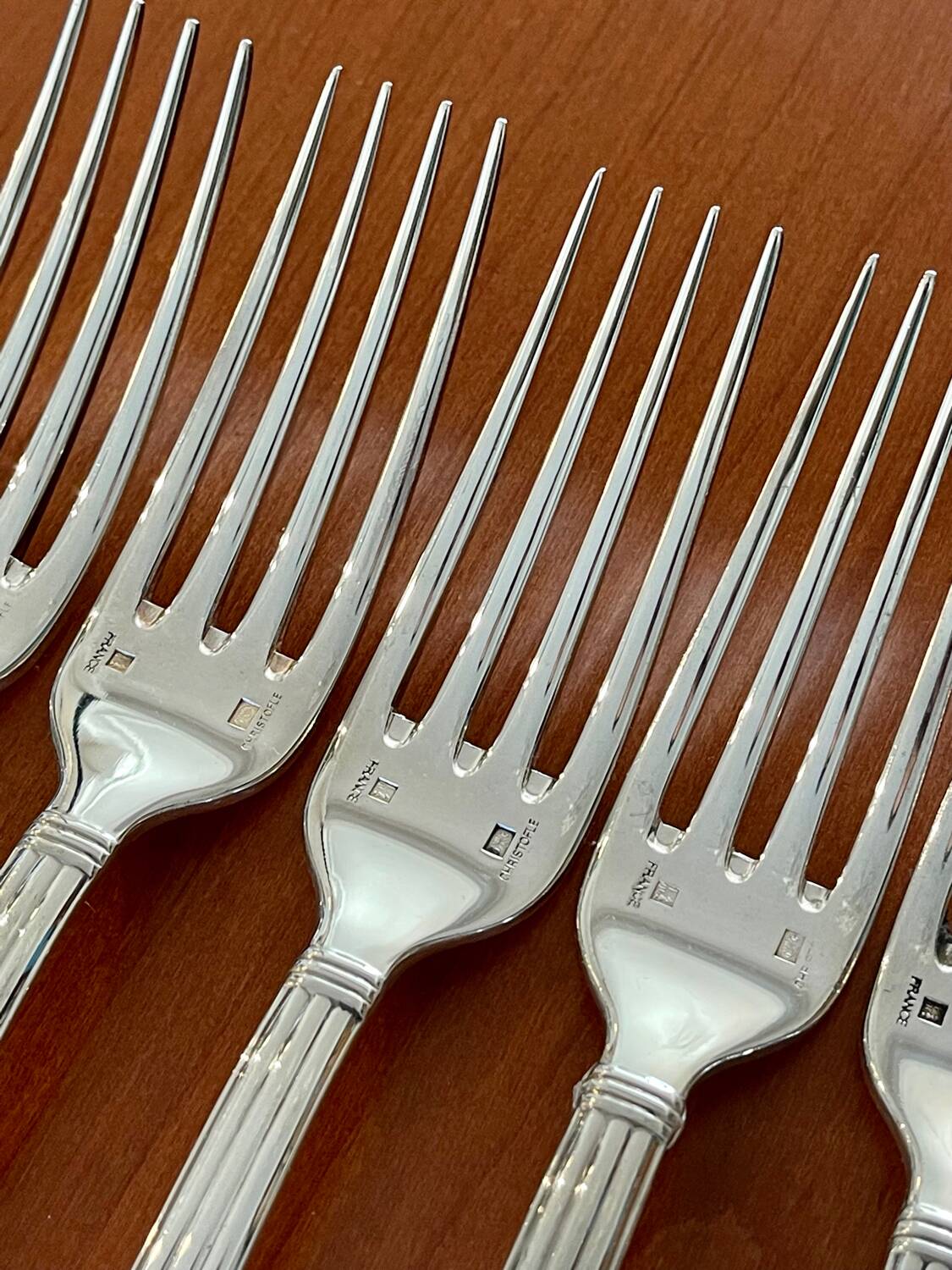 6 new aria christofle forks