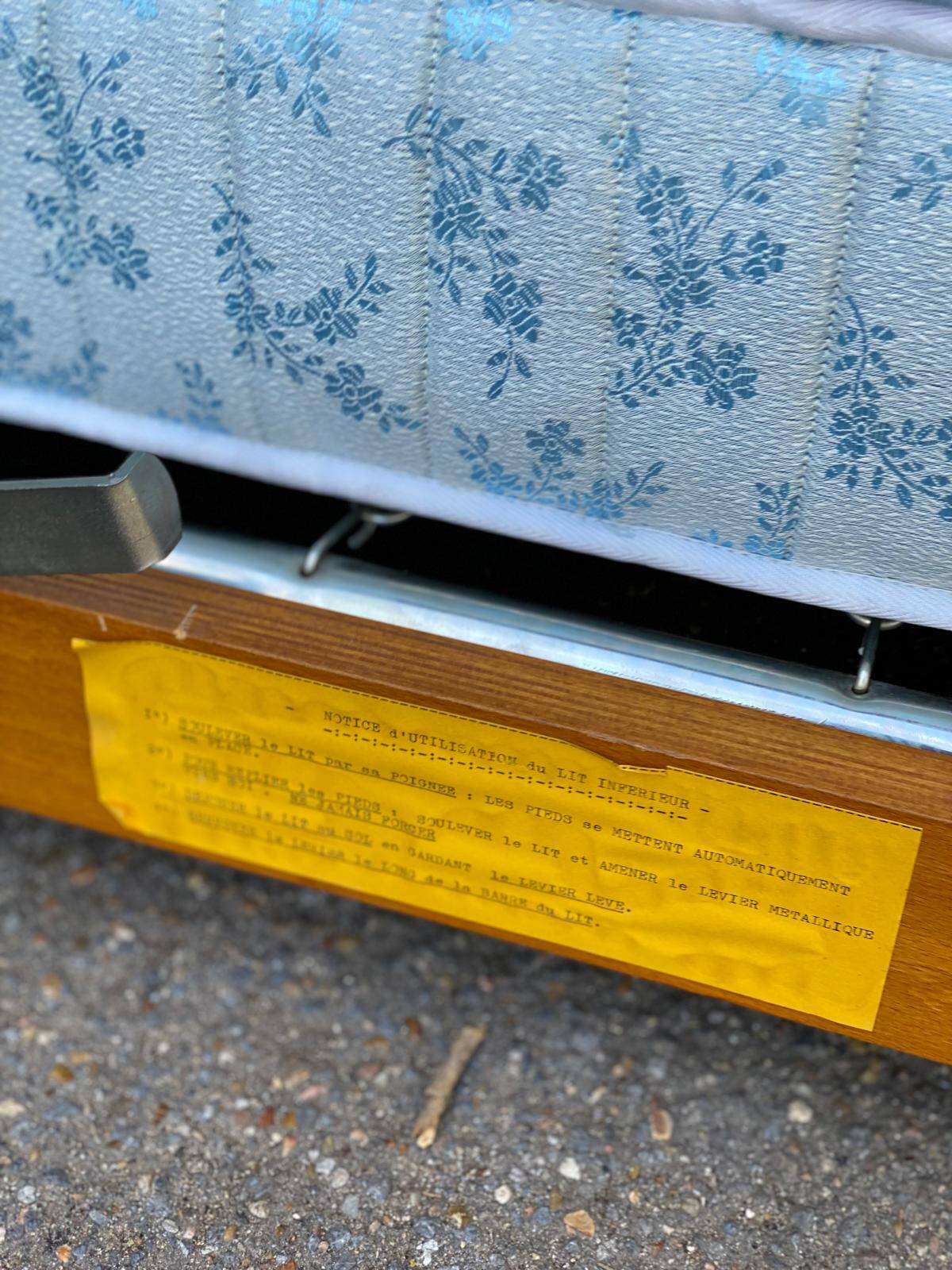 Canapé convertible lit gigogne fabrication française banquette méridienne