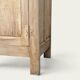 Antique patinated Parisian buffet with shell handles.