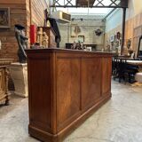 Early 20th-century oak hardware counter