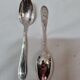 12 teaspoons silver art deco