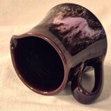 Vallauris milk jug, glazed ceramic, brown old rose A152-2