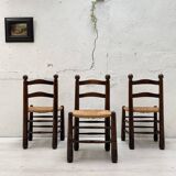 Chair in beech and straw
