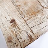 Rustic side table with drawer