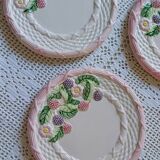 Set of 8 Francesco Guarino slip plates