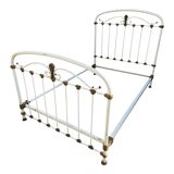 Antique wrought iron bed from the 1900s