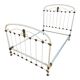 Antique wrought iron bed from the 1900s