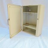 Metal pharmacy cabinet