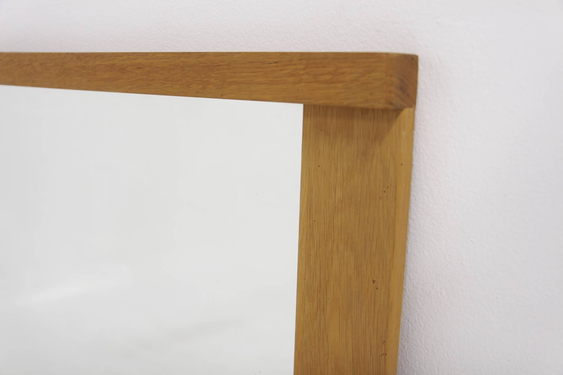 Scandinavian oak mirror Fröseke by Nybrofabriken, Sweden 1960