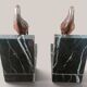 Art Deco bird bookends.