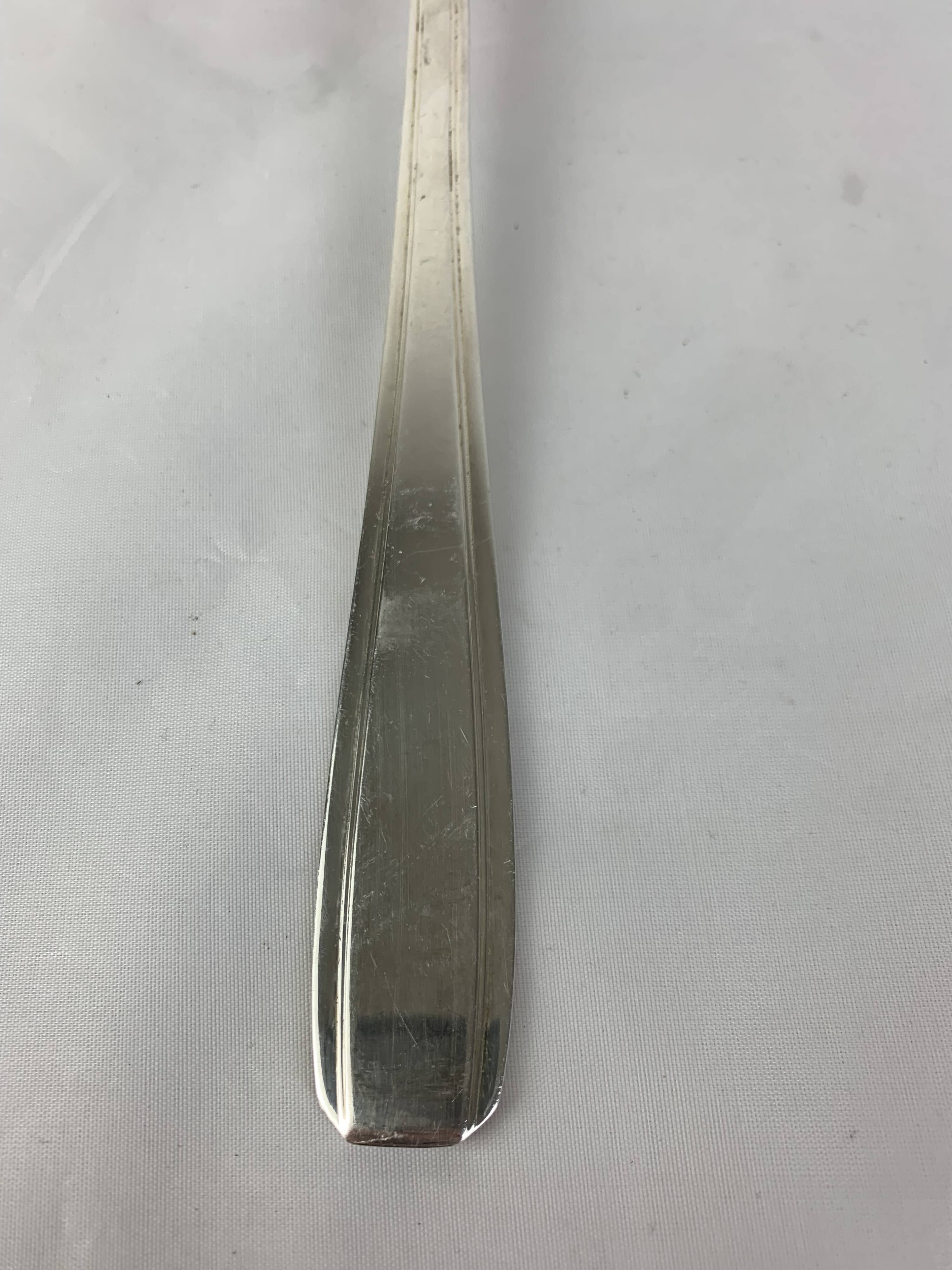 Ercuis silver-plated serving ladle