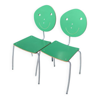 Set of Heart, Cloud, Smiley and Flower chairs by Agatha Ruiz de la Prada