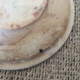 Set of stoneware plates