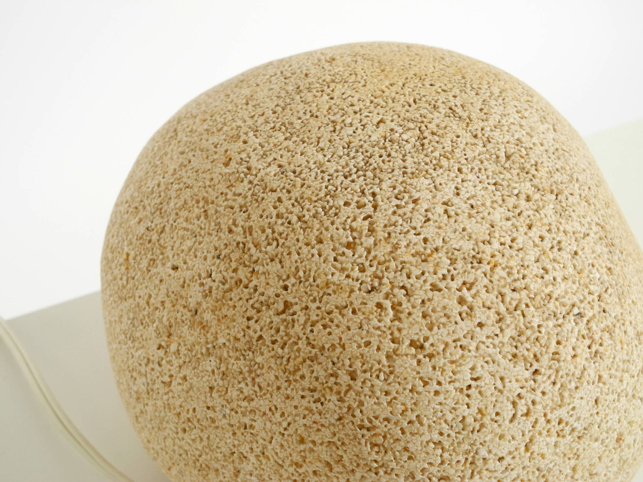 Original 1970s moon rock table lamp by André Cazenave for Tecta