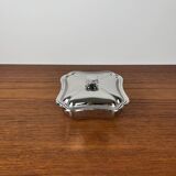 Vintage silver-plated sugar bowl / box